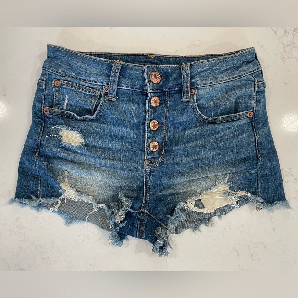 American Eagle Women’s Hi-Rise Shortie Super Stretch Size 2